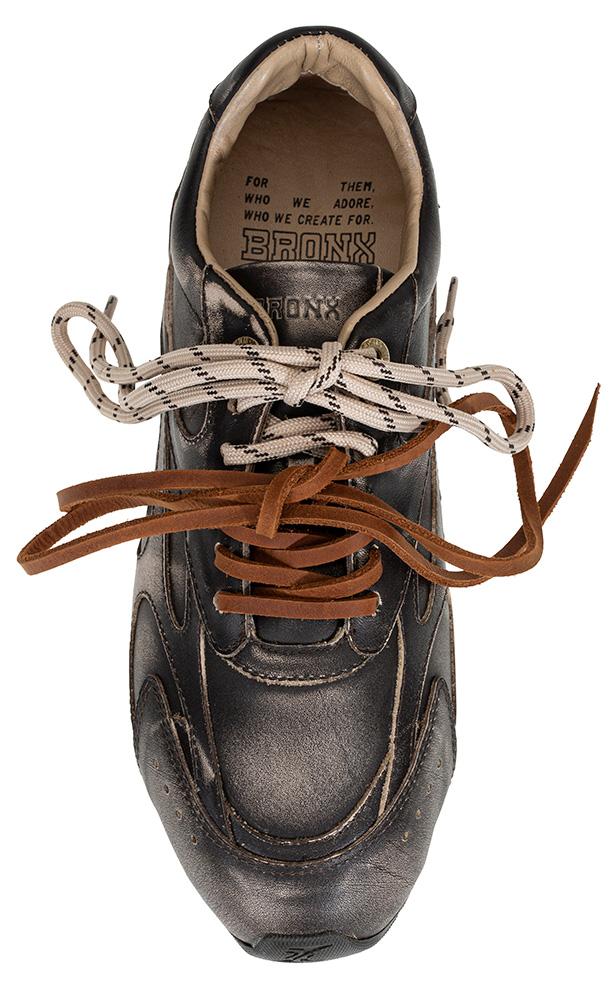 Sneakers Bronx 66647 brun | Lille Vinkel Sko